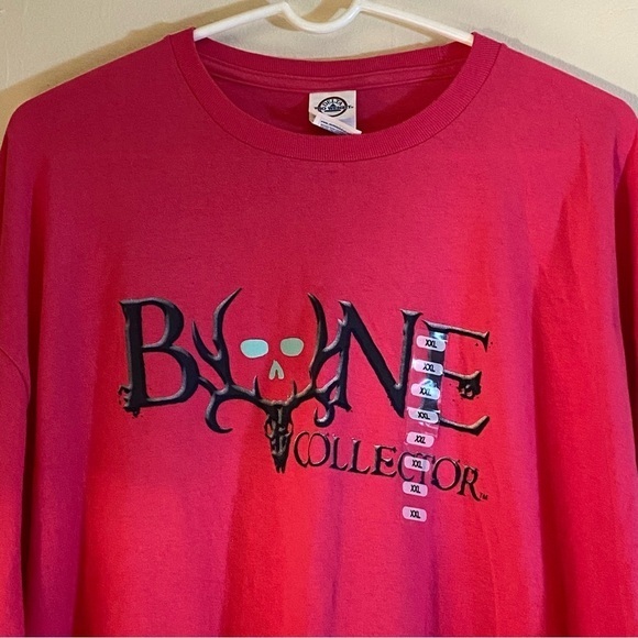 NWT Bone Collector Shirt Long Sleeve Pink Womens Size 2XL Top - Picture 3 of 9